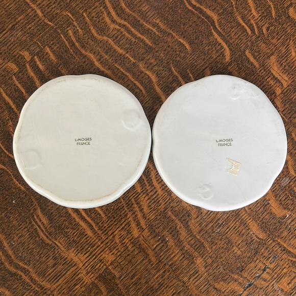 2 Small white LIMOGES made in France. - Picture 2 of 6